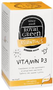 Royal Green Vitamine D3 Tabletten 120TB