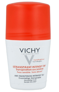 Vichy Deodorant Overmatige Transpiratie Roller 72h 50ML Vichy Deodorant Overmatige Transpiratie Roller 72h 50ML