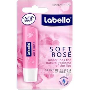 Labello Soft Rose Blisterverpakking 1ST