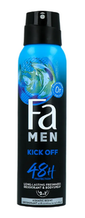 Fa Men Kick Off Deodorant & Bodyspray 150ML Fa Men Kick Off Deodorant & Bodyspray 150ML