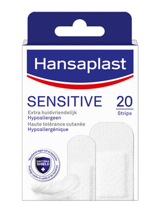 Hansaplast Pleisters Sensitive Strips 20ST Hansaplast Pleisters Sensitive Strips 20ST