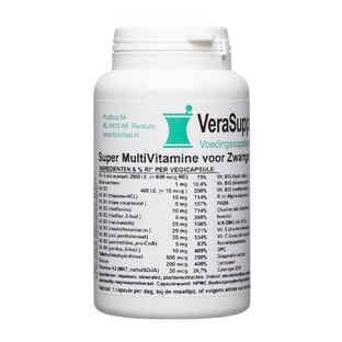VeraSupplements Super Multi Zwanger Capsules 100CP  VeraSupplements Super Multi Zwanger Capsules 100CP