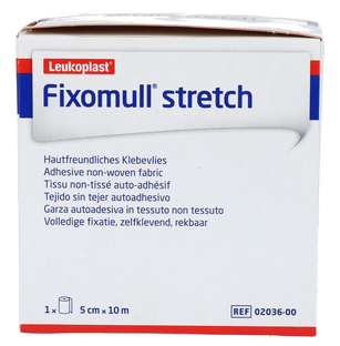 Leukoplast Fixomull Stretch Fixatietape 1ST Leukoplast Fixomull Stretch Fixatietape 1ST
