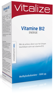 Vitalize Vitamine B12 Energie Smelttabletten 100TB