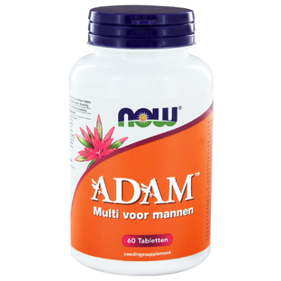 NOW ADAM Multivitamine Voor Mannen Tabletten 60TB NOW ADAM Multivitamine Voor Mannen Tabletten 60TB