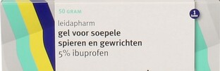 Leidapharm Ibuprofengel 5% 50GR Leidapharm Ibuprofengel 5% 50GR