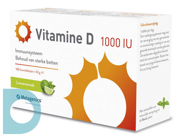 Maak avondeten Surrey Waakzaam Metagenics Vitamine D 1000IU Tabletten 168st bij De Online Drogist