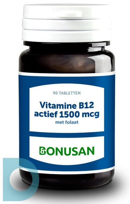 Wiskundig Waarschuwing Enzovoorts Bonusan Vitamine B12 Actief 1500 Mcg | De Online Drogist