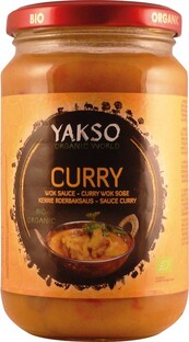 Yakso Roerbaksaus Kerrie 350GR  Yakso Roerbaksaus Kerrie 350GR
