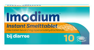 Imodium 2mg Instant Smelttablet 10TB Imodium 2mg Instant Smelttablet 10TB