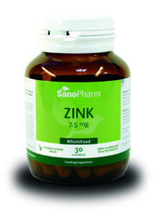 Sanopharm Zink 7,5mg Capsules 30CP