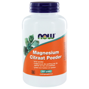 NOW Magnesium Citraat Poeder 227GR NOW Magnesium Citraat Poeder 227GR