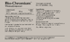 Pharma Nord Bio-Chromium Bloedsuiker Tabletten 60TB achterkant verpakking