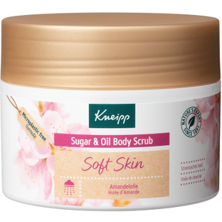 Kneipp Soft Skin Sugar & Oil body scrub Amandelolie 200GR Kneipp Soft Skin Sugar & Oil body scrub Amandelolie 200GR
