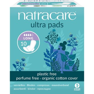 Natracare Ultra Pads Long Maandverband 10ST Natracare Ultra Pads Long Maandverband 10ST