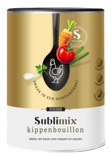 Sublimix Kippenbouillon Glutenvrij 500GR Sublimix Kippenbouillon Glutenvrij 500GR