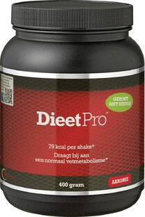 DieetPro Shake - Aardbei Met Stevia 400GR DieetPro Shake - Aardbei Met Stevia 400GR