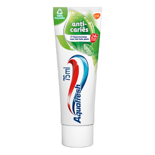 De Online Drogist Aquafresh Anti Cariës Tandpasta - voor gezonde tanden en een frisse adem 75ML aanbieding