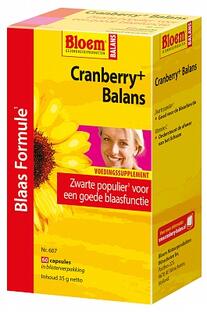 Bloem Cranberry+ Balans Capsules 60CP