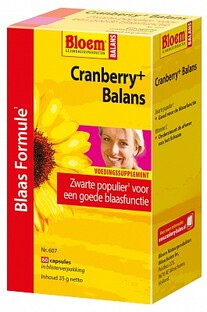 Bloem Cranberry+ Balans Capsules 60CP Bloem Cranberry+ Balans Capsules 60CP