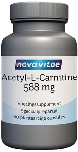 Nova Vitae Acetyl-L-Carnitine 588mg Capsules 60CP