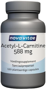 Nova Vitae Acetyl-L-Carnitine 588mg Capsules 120CP Nova Vitae Acetyl-L-Carnitine 588mg Capsules 120CP