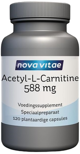 Nova Vitae Acetyl-L-Carnitine 588mg Capsules 120CP