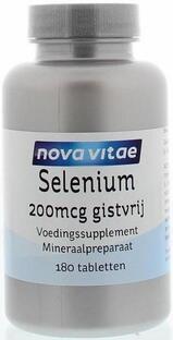 Nova Vitae Selenium 200mcg Capsules 180VCP