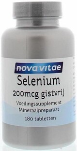 Nova Vitae Selenium 200mcg Capsules 180VCP