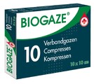 Biogaze Verbandgazen 10x10cm 10ST Biogaze Verbandgazen 10x10cm 10ST