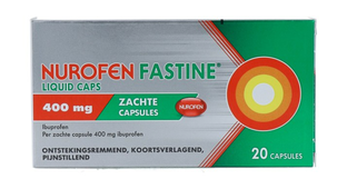 Nurofen Fastine 400mg Capsules 20ST Nurofen Fastine 400mg Capsules 20ST
