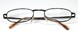 Melleson Optics Melleson Leesbril +2.00 Universeel Bruin Metaal 1ST 