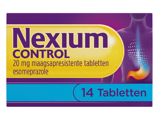 Nexium Control Tabletten - voor brandend maagzuur 14TB Nexium Control Tabletten - voor brandend maagzuur 14TB