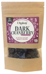 Chokay Dark Cranberry Pure Chocolade 110GR Chokay Dark Cranberry Pure Chocolade 110GR