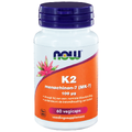 NOW Vitamine K2 Menachinon 7 100mcg Vegicaps 60CP NOW Vitamine K2 Menachinon 7 100mcg Vegicaps 60CP