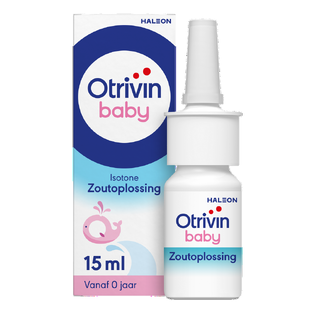 Otrivin Baby Zoutoplossing Neusspray bij een verstopte neus 15ML Otrivin Baby Zoutoplossing Neusspray bij een verstopte neus 15ML