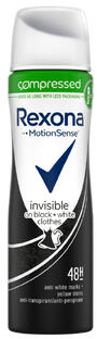 Rexona Invisible On Black + White Clothes Anti-transpirant Compressed 75ML