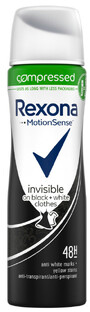 Rexona Invisible On Black + White Clothes Anti-transpirant Compressed 75ML Rexona Invisible On Black + White Clothes Anti-transpirant Compressed 75ML