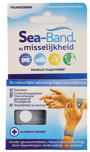 Sea Band Sea-Band Voor Volwassenen tegen Reisziekte 2ST