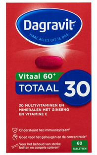 Dagravit Vitaal 60+ Totaal 30 Tabletten 60TB