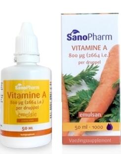 Sanopharm Emulsan Vitamine A 800mcg 100ML