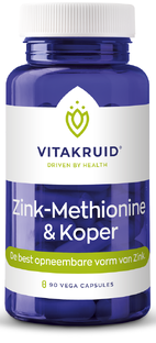 Vitakruid Zink Methionine & Koper Gluconaat 90CP Vitakruid Zink Methionine & Koper Gluconaat 90CP