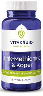 Vitakruid Zink Methionine Koper Capsules 90CP