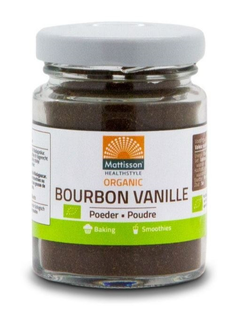 Mattisson HealthStyle Organic Bourbon Vanille Poeder 30GR