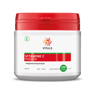 Vitals Vitamine C Poeder Magnesiumascorbaat 200GR Vitals Vitamine C Poeder Magnesiumascorbaat 200GR