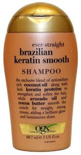 OGX Mini Shampoo Ever Straight Brazilian Keratin Smooth 89ML