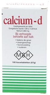 MH Pharma Calcium-D Kauwtabletten 100TB