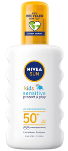 Nivea Sun Kids Protect & Sensitive Spray SPF50+ 200ML Nivea Sun Kids Protect & Sensitive Spray SPF50+ 200ML