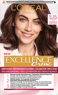 L'Oréal Paris Excellence Creme - 5.15 IJs Kastanjebruin 1ST L'Oréal Paris Excellence Creme - 5.15 IJs Kastanjebruin 1ST