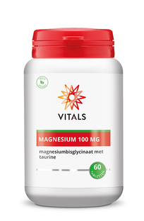 Vitals Magnesium Bisglycinaat 100mg Tabletten 60TB Vitals Magnesium Bisglycinaat 100mg Tabletten 60TB